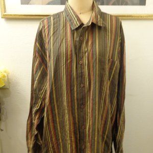 Tommy Bahama Men's Striped Long Sleeve Shirt